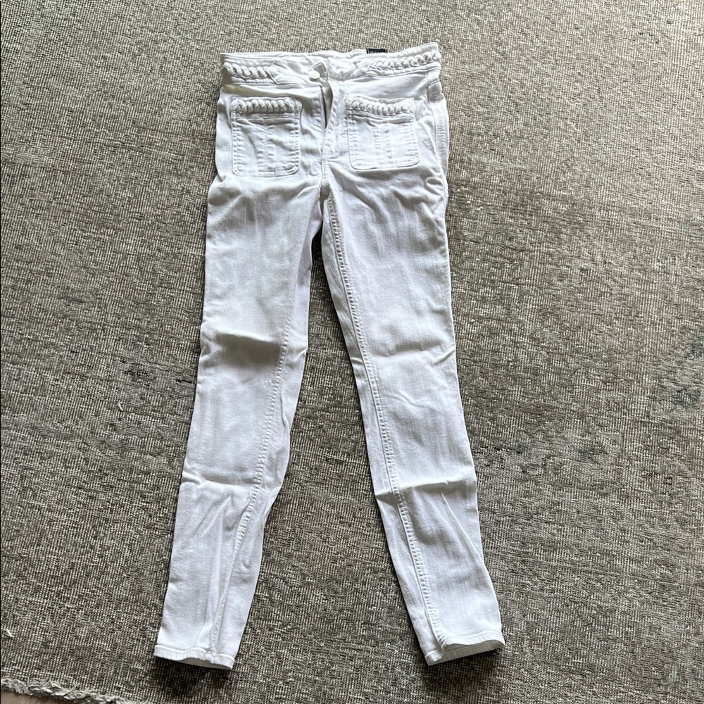 7 For All Mankind Crisp White Denim Pants